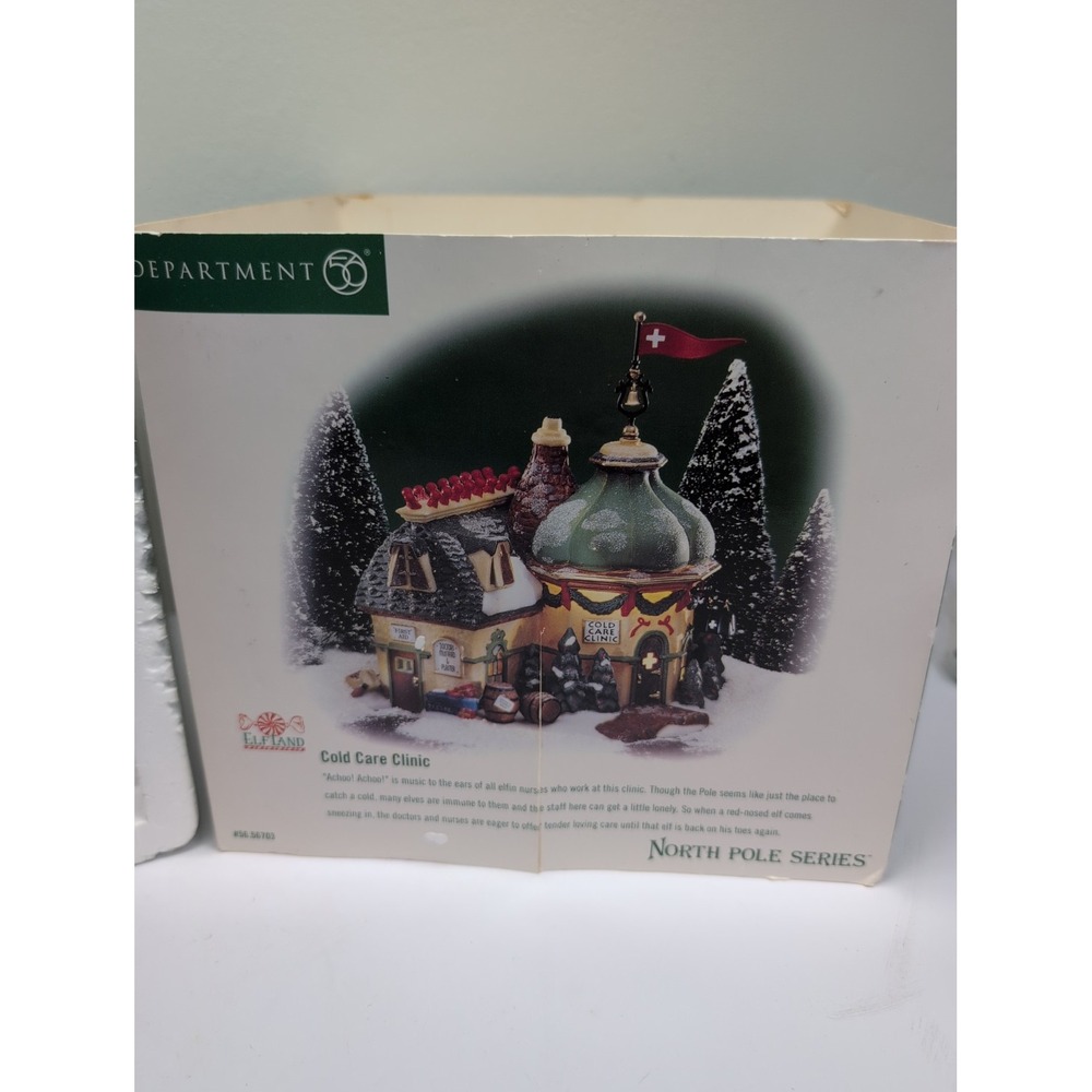Dept 56- Retired "Cold Care Clinic" North Pole Series  - 56.56703 EUC!